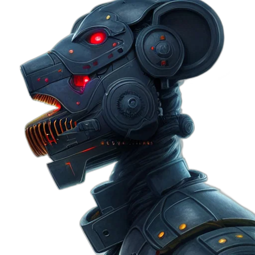 robot, mask, weapon, face transparent PNG cut-out