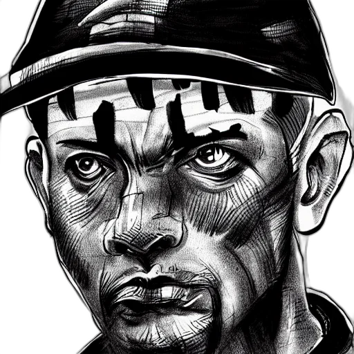 face, comic book art, photorealistic, cartoon transparent PNG cut-out
