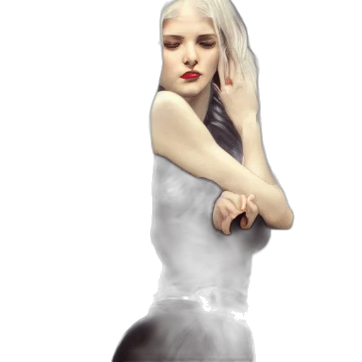 dress, face, robot, concept art transparent PNG cut-out