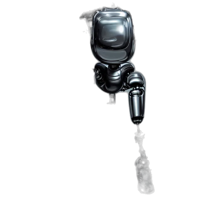 robot, staff, weapon, jewelry, 3d render, concept art, photorealistic, full transparent PNG cut-out