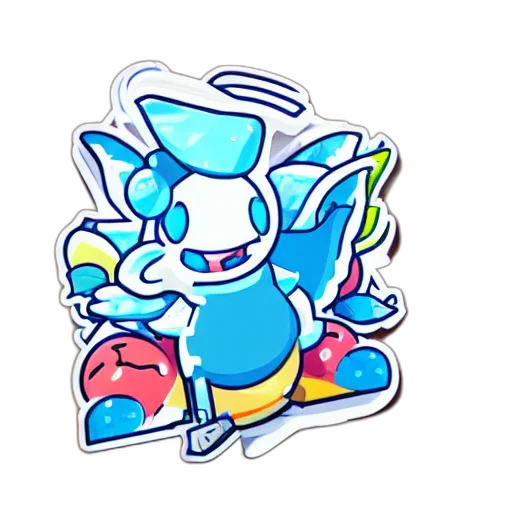 dragon, creature, staff, pixel art transparent PNG cut-out