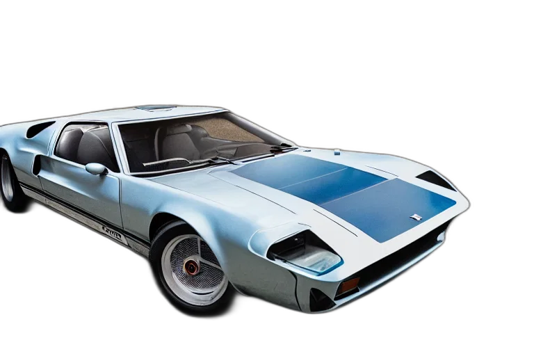car, photorealistic, 3d render, concept art, designed, john, delorean, stylized transparent PNG cut-out