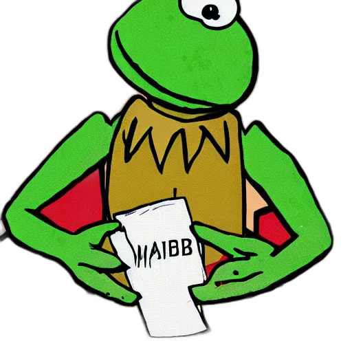 animal, weapon, cartoon, kermit transparent PNG cut-out