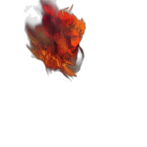 dragon, mask, face, hair transparent PNG cut-out