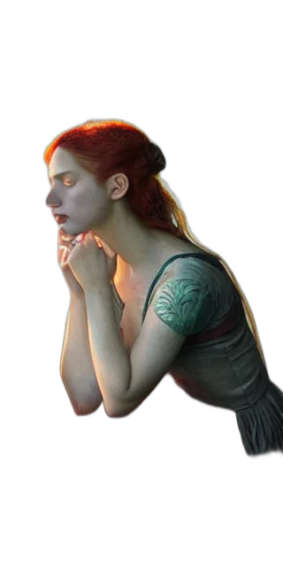 jewelry, dress, face, staff, photorealistic, concept art, fantasy art, pixel art transparent PNG cut-out