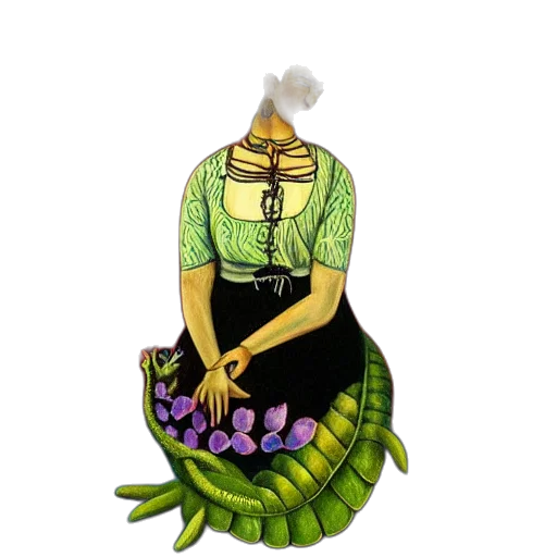 dress, staff, jewelry, dragon, concept art, pixel art, fantasy art, 3d render transparent PNG cut-out