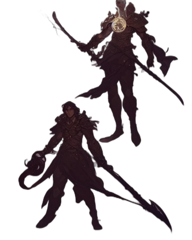 staff, weapon, sword, creature transparent PNG cut-out