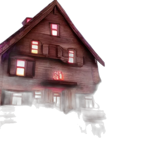 building, furniture, weapon, concept art, 3d render, photorealistic, pixel art, fog transparent PNG cut-out