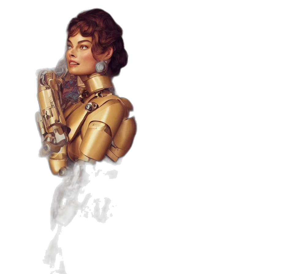 robot, jewelry, concept art, pixel art transparent PNG cut-out