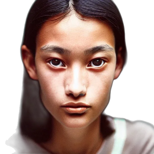 face, hair, jewelry, mask transparent PNG cut-out