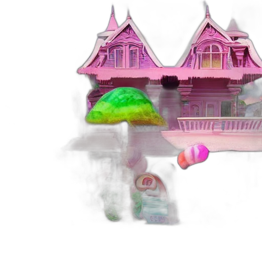 umbrella, crown, building, staff transparent PNG cut-out