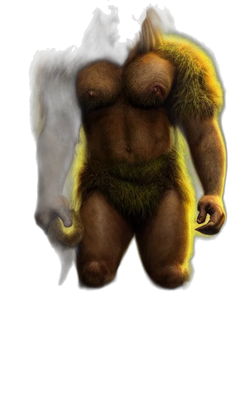 creature, animal, dragon, staff transparent PNG cut-out