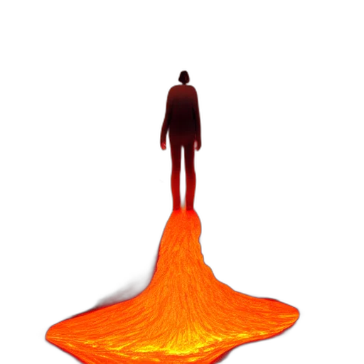 dress, staff, hair, creature, 3d render, concept art, pixel art, outer space transparent PNG cut-out