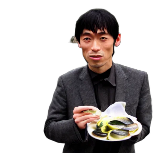 food, face, staff, jacket, photorealistic, nakata, kafka, shore transparent PNG cut-out