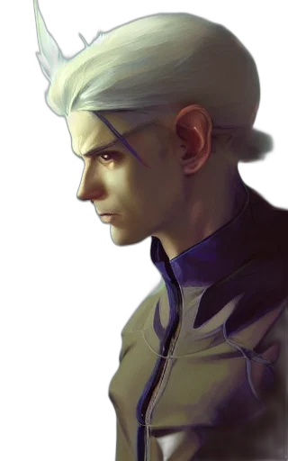 face, staff, robot, jacket transparent PNG cut-out