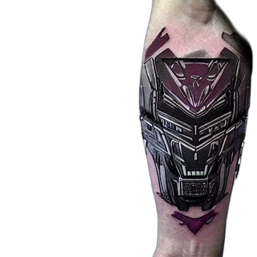 robot, cyberpunk, concept art, pixel art transparent PNG cut-out