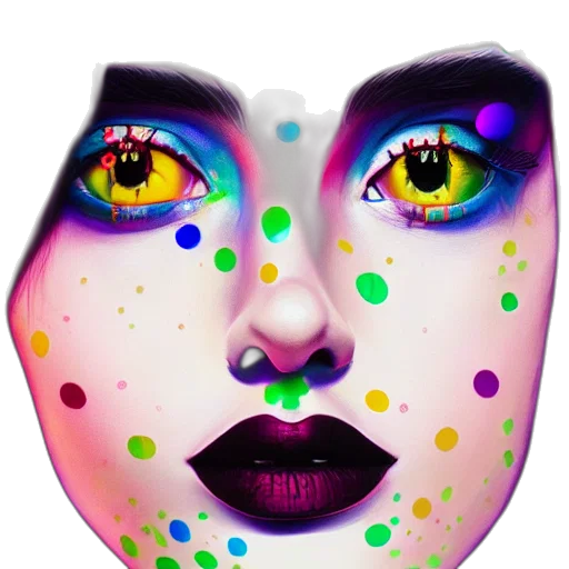 mask, face, photorealistic, 3d render transparent PNG cut-out