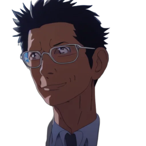staff, face, jacket, anime transparent PNG cut-out