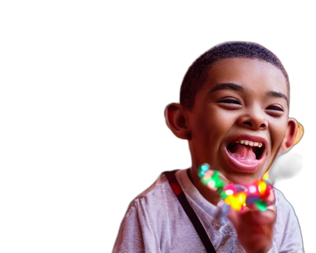3d render, photorealistic, photography, close, laughing, boy, dof, bokeh transparent PNG cut-out
