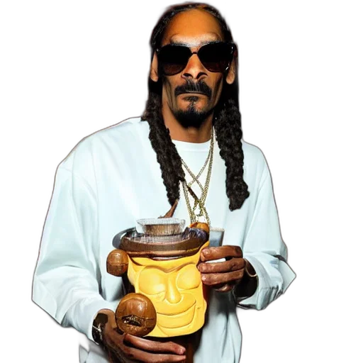 food, animal, bottle, photorealistic, snoop, dogg, trader, vic transparent PNG cut-out