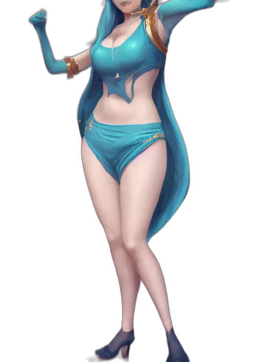 dress, staff, concept art, fantasy art transparent PNG cut-out
