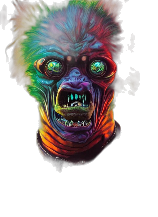creature, mask, face, animal transparent PNG cut-out