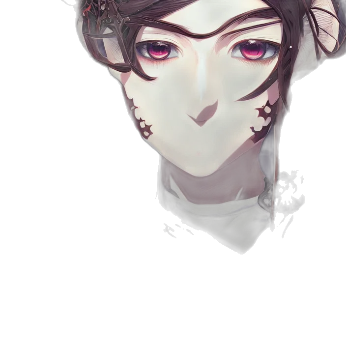 mask, face, creature, crown transparent PNG cut-out