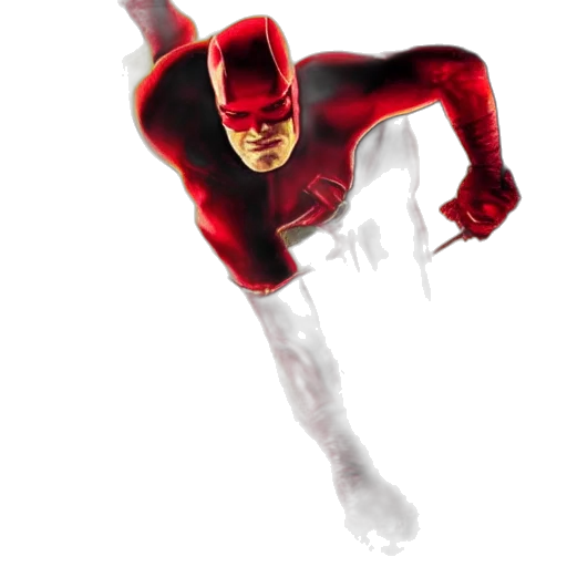 weapon, comic book art, concept art, 3d render, photorealistic, red, daredevil, painted transparent PNG cut-out