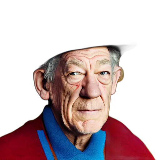 staff, face, hat, jacket transparent PNG cut-out