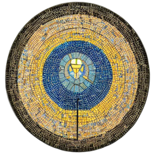 intricate, mosaic, goddess, light transparent PNG cut-out