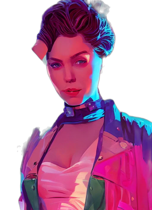 jacket, face, robot, dress transparent PNG cut-out