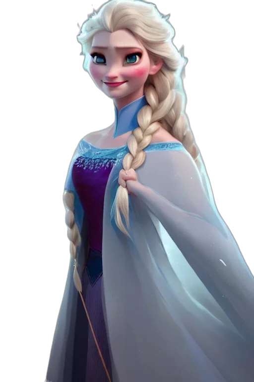 dress, face, crown, staff, concept art, fantasy art, 3d render, photorealistic transparent PNG cut-out