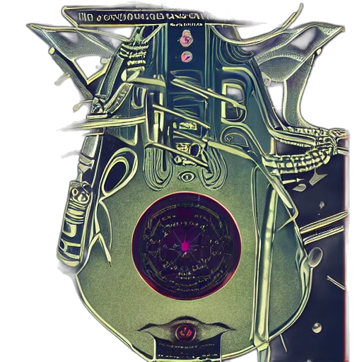 robot, mask, weapon, cyberpunk transparent PNG cut-out