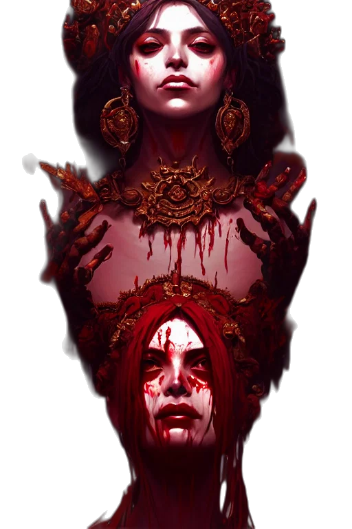 face, mask, crown, concept art, fantasy art, comic book art, pixel art, fire transparent PNG cut-out
