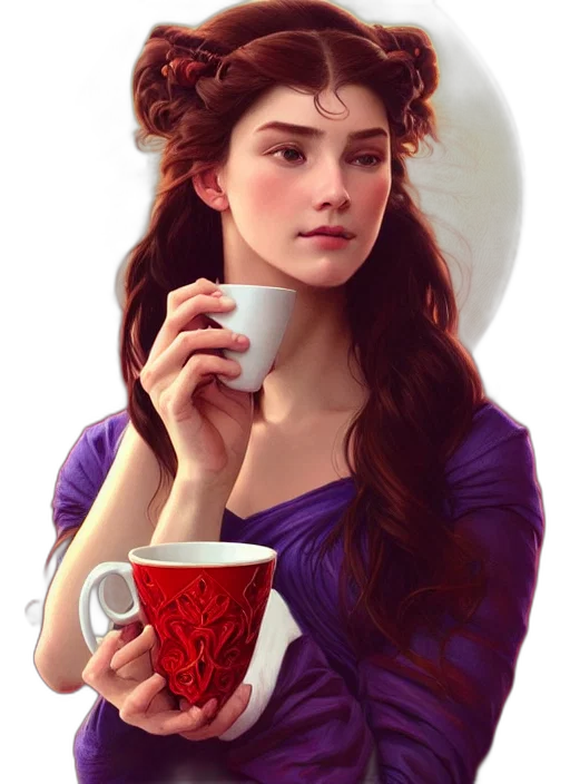 crown, dress, face, hat, photorealistic, fantasy art, oil painting, concept art transparent PNG cut-out