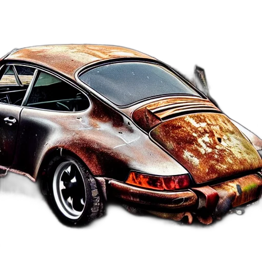 car, photorealistic, concept art, comic book art transparent PNG cut-out