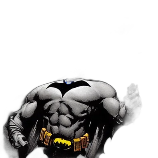 comic book art, concept art, cartoon, fantasy art, batman, art, frank, frazetta transparent PNG cut-out