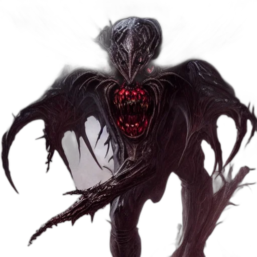 creature, mask, face, staff, concept art, fantasy art, pixel art, comic book art transparent PNG cut-out