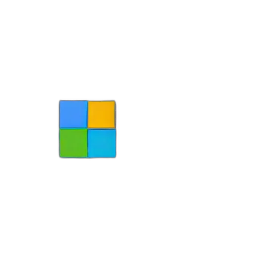 robot, pixel art, 3d render, blue, colorful, monochrome, green, microsoft transparent PNG cut-out