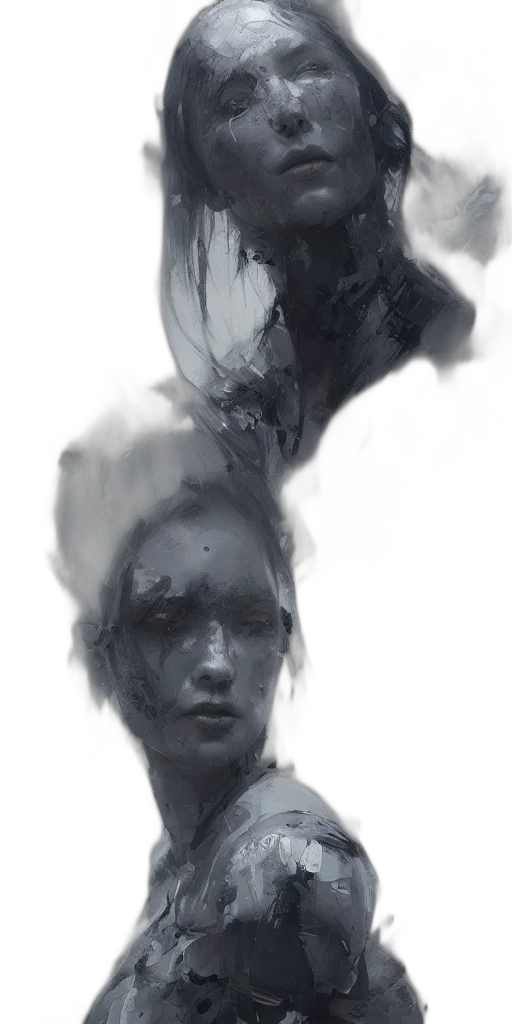 face, mask, creature, crown transparent PNG cut-out