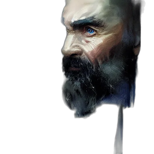 face, mask, creature, concept art transparent PNG cut-out