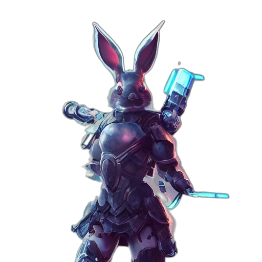 weapon, robot, sword, staff transparent PNG cut-out