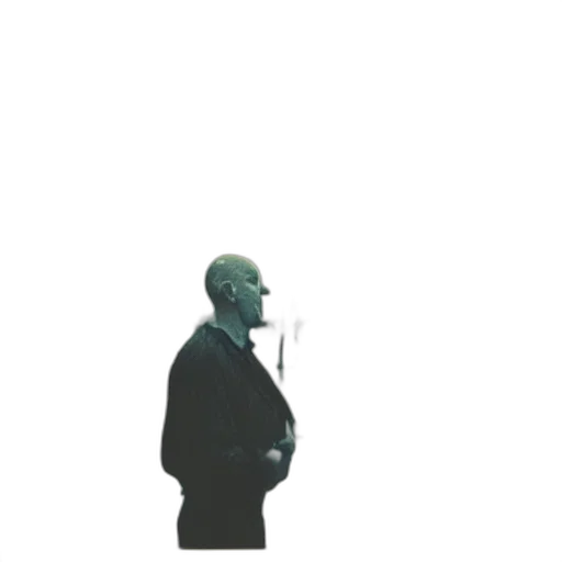 staff, robot, jacket, mask, concept art, 3d render, vaporwave, pixel art transparent PNG cut-out