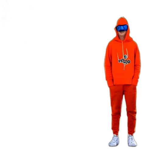 jacket, creature, hat, animal, 3d render, concept art, pixel art, fire transparent PNG cut-out