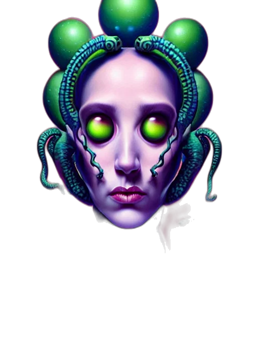 mask, creature, face, robot transparent PNG cut-out
