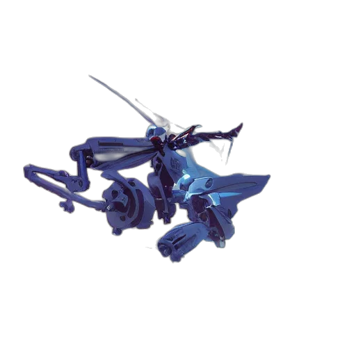 robot, weapon, dragon, staff transparent PNG cut-out