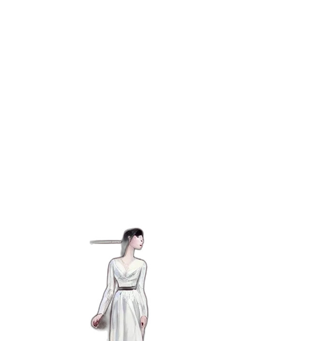 dress, staff, shoes, sword transparent PNG cut-out