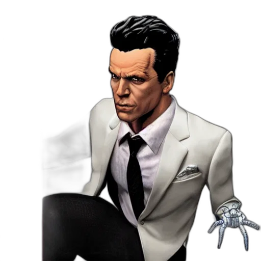 robot, jacket, comic book art, concept art transparent PNG cut-out