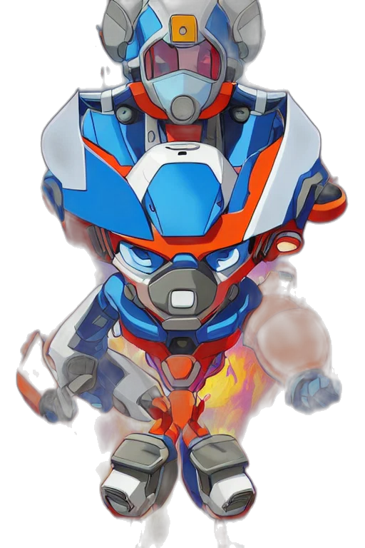 robot, weapon, mask, face transparent PNG cut-out
