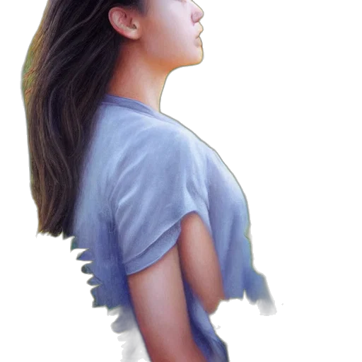 dress, face, hair, jacket, photorealistic, oil painting, watercolor, 3d render transparent PNG cut-out